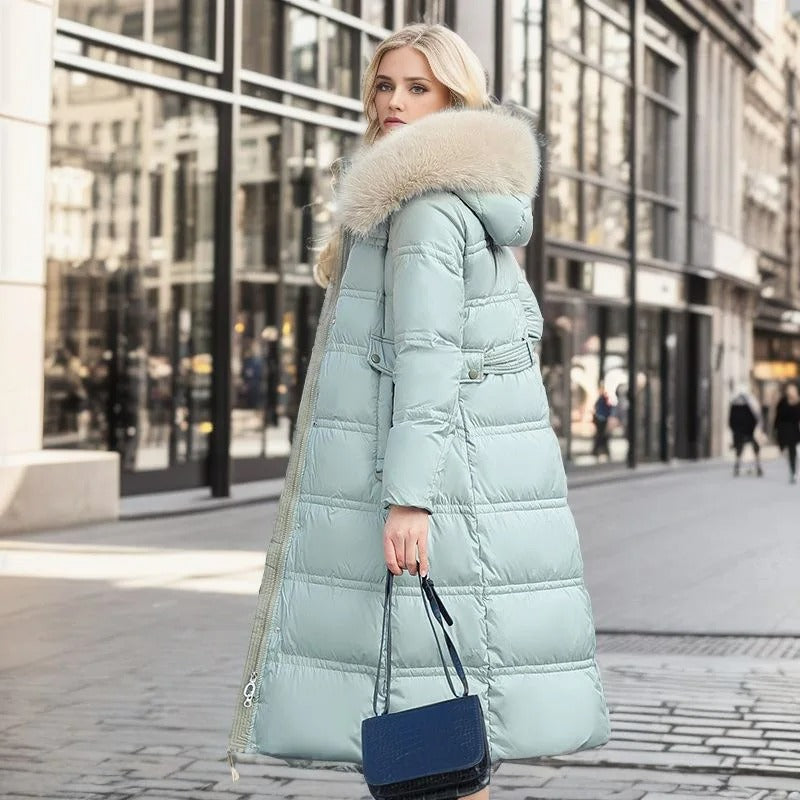 Florence | Women’s High-Collar Long Puffer Winter Coat