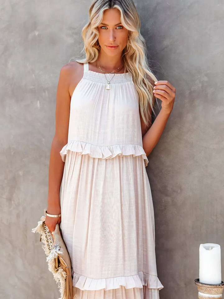 Mabel | Ruffle Maxi Dress