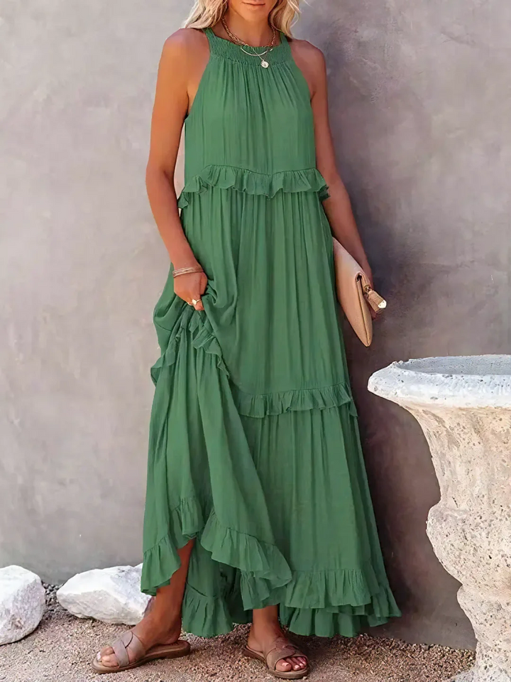 Mabel | Ruffle Maxi Dress