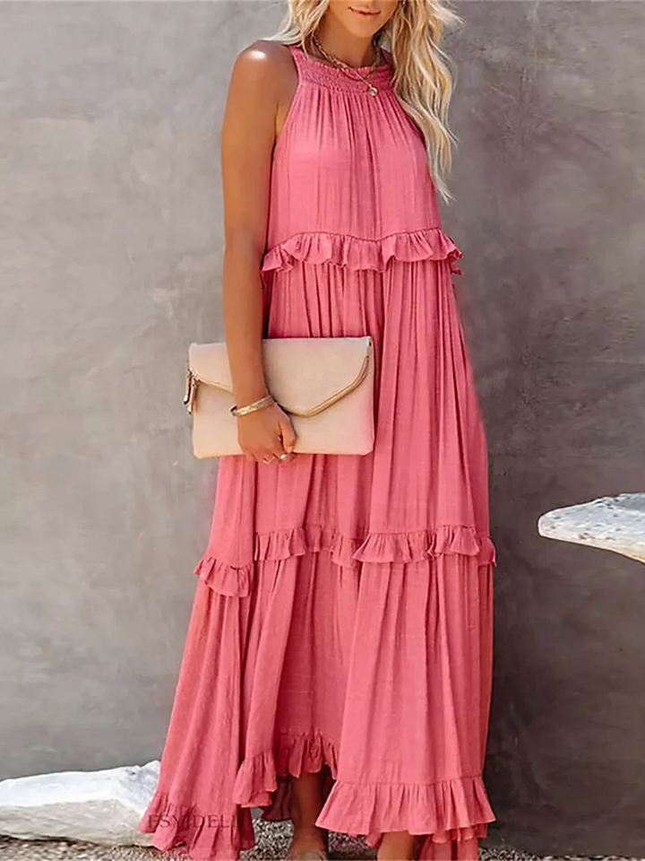 Mabel | Ruffle Maxi Dress