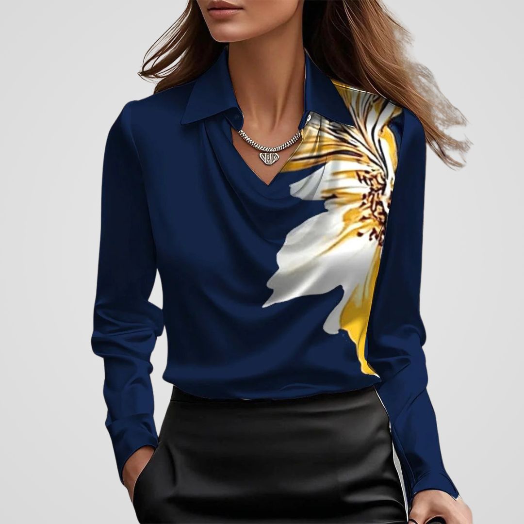Malvina | Elegant Satin Blouse