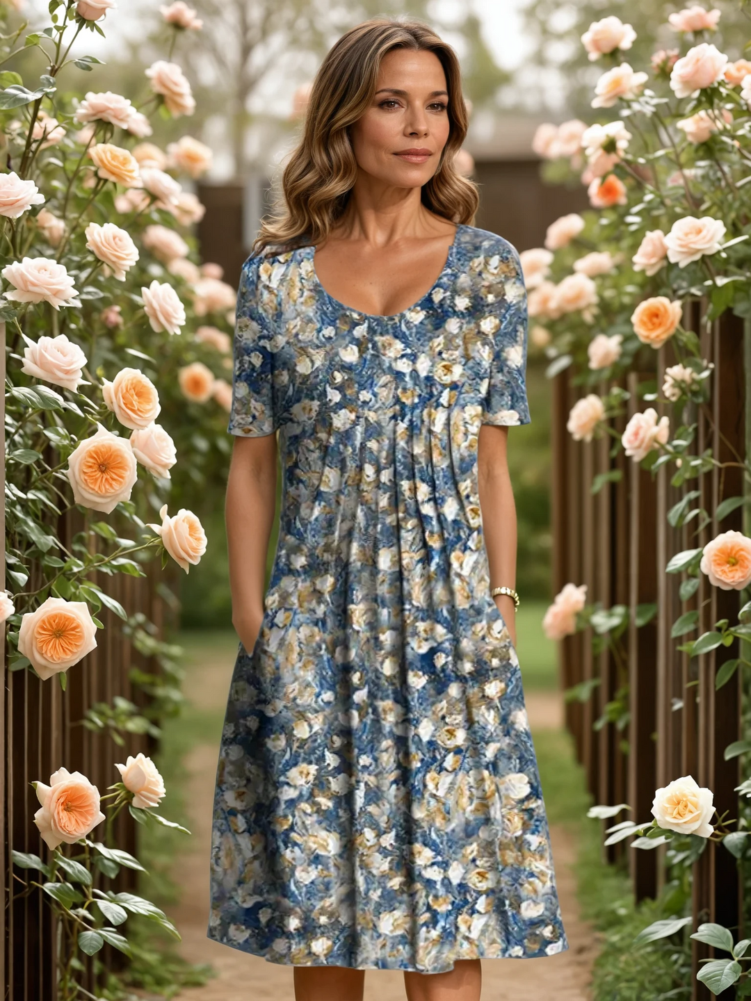 Marga |  Elegant Floral Dress