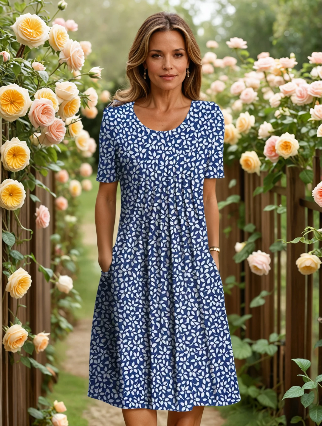 Marga |  Elegant Floral Dress