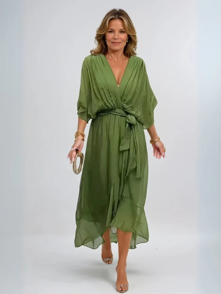 Margery | Elegant Chiffon Midi Dress