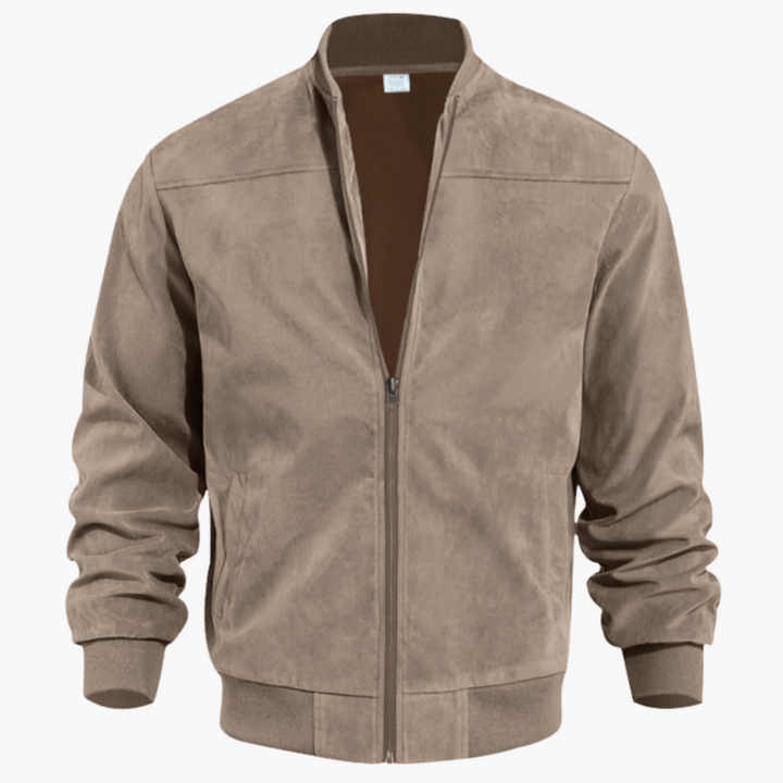 Jacob | Men’s Relaxed Fit Zip Closure Bomber Jacket