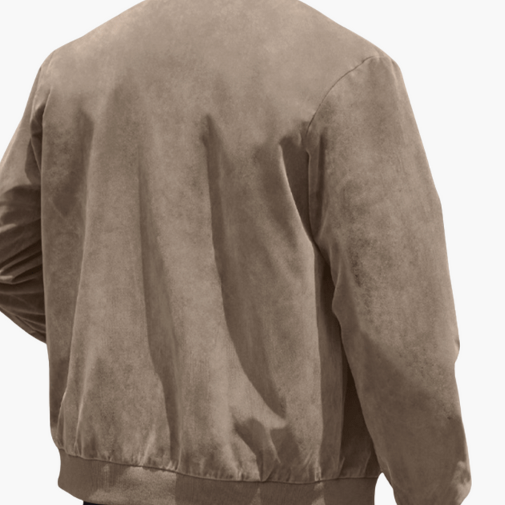 Jacob | Men’s Relaxed Fit Zip Closure Bomber Jacket