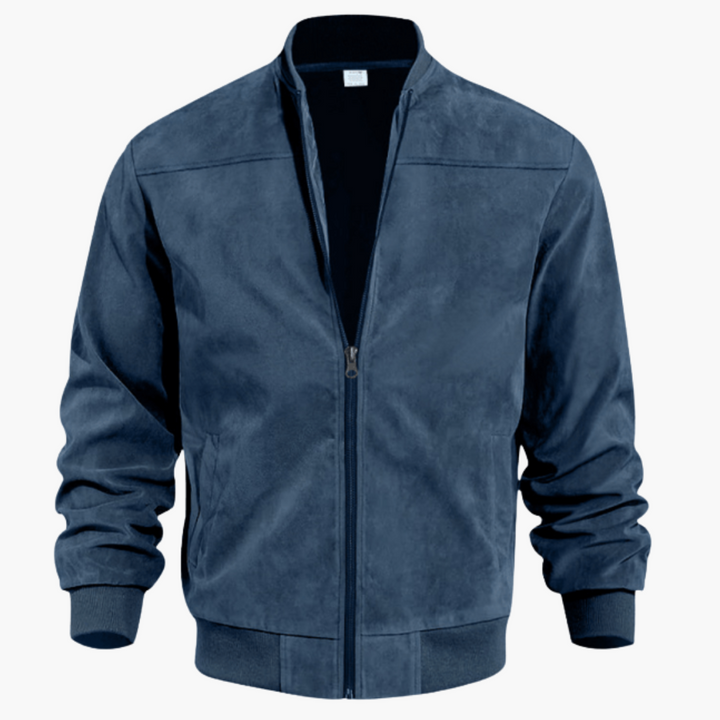 Jacob | Men’s Relaxed Fit Zip Closure Bomber Jacket