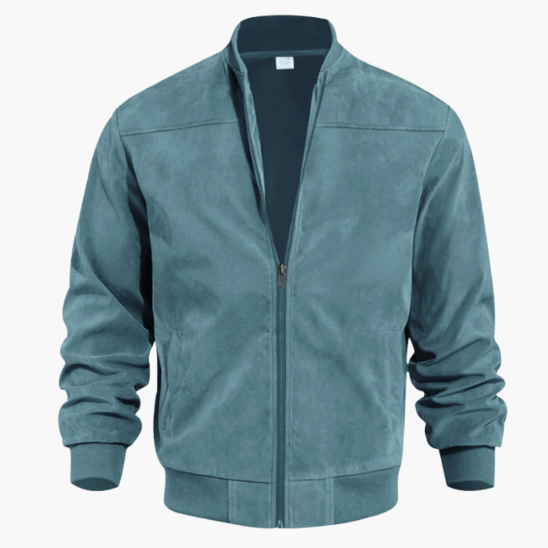 Jacob | Men’s Relaxed Fit Zip Closure Bomber Jacket