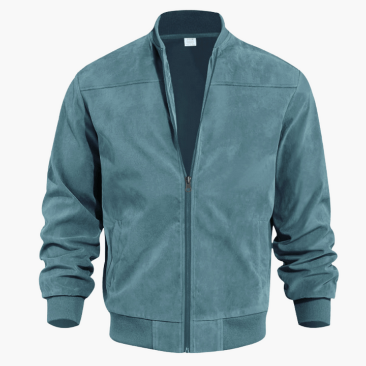 Jacob | Men’s Relaxed Fit Zip Closure Bomber Jacket