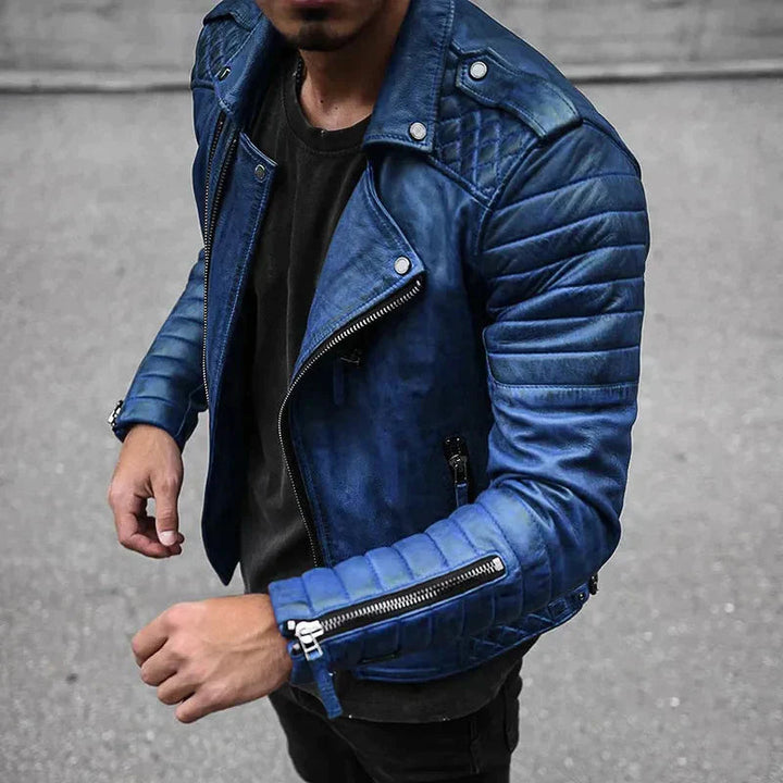 Daniel | Men’s Stylish Zip-Up Biker Jacket