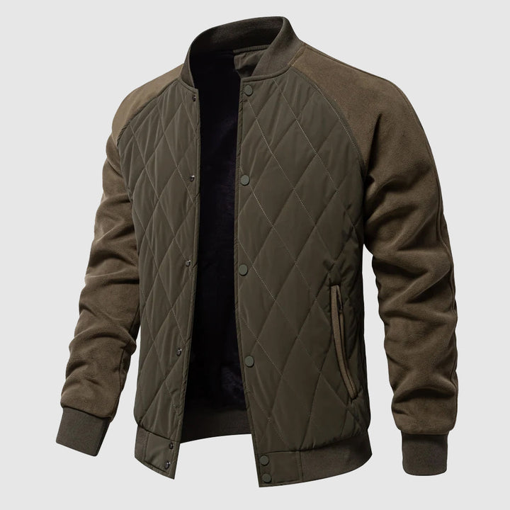 Jack | Men’s Classic Long Sleeve Quilted Bomber Jacket