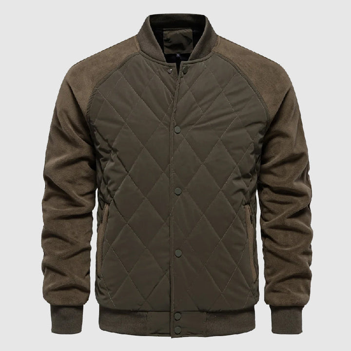 Jack | Men’s Classic Long Sleeve Quilted Bomber Jacket