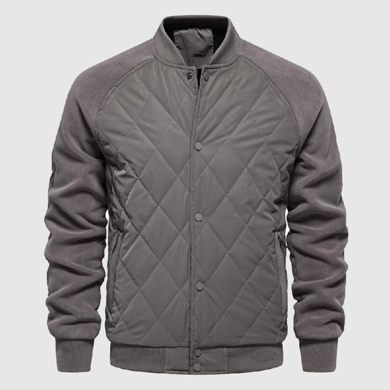 Jack | Men’s Classic Long Sleeve Quilted Bomber Jacket