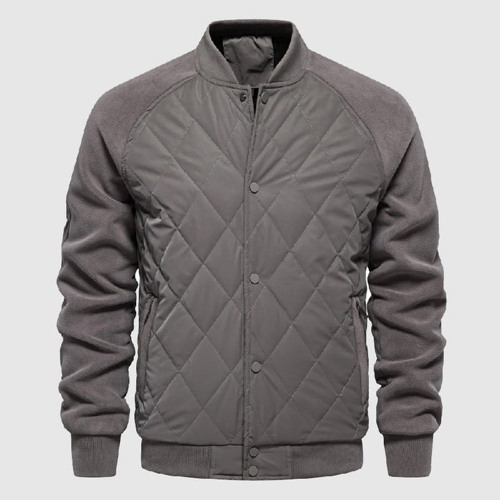 Jack | Men’s Classic Long Sleeve Quilted Bomber Jacket