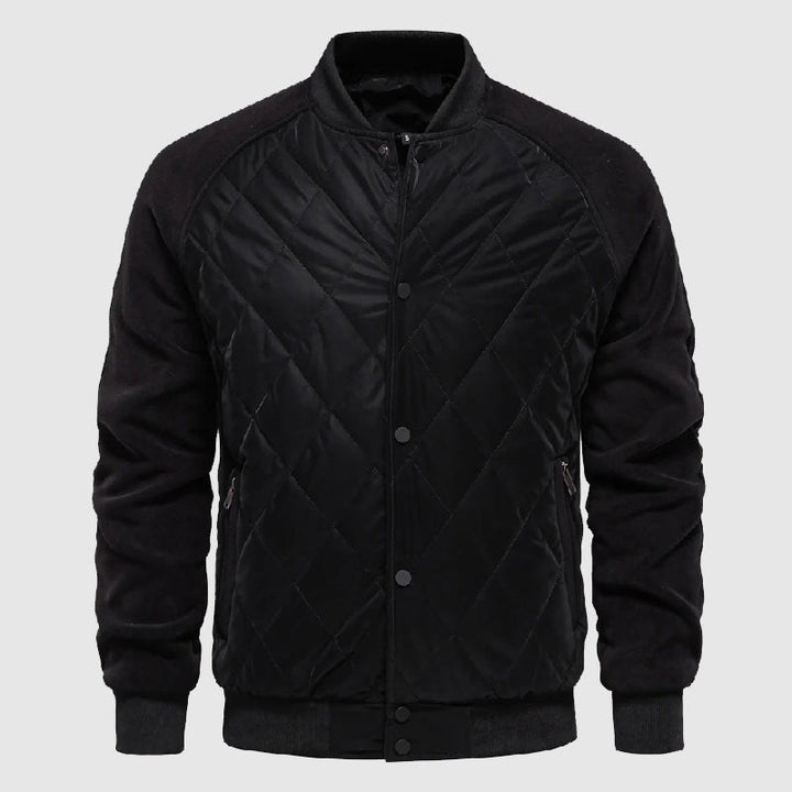 Jack | Men’s Classic Long Sleeve Quilted Bomber Jacket