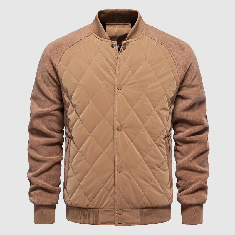Jack | Men’s Classic Long Sleeve Quilted Bomber Jacket