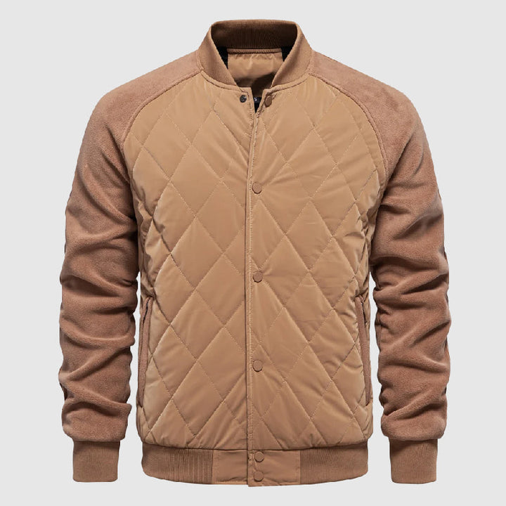 Jack | Men’s Classic Long Sleeve Quilted Bomber Jacket