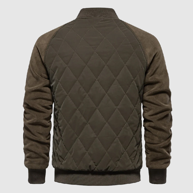 Jack | Men’s Classic Long Sleeve Quilted Bomber Jacket