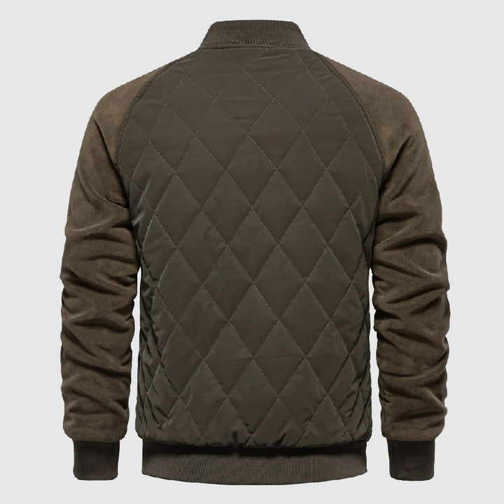 Jack | Men’s Classic Long Sleeve Quilted Bomber Jacket