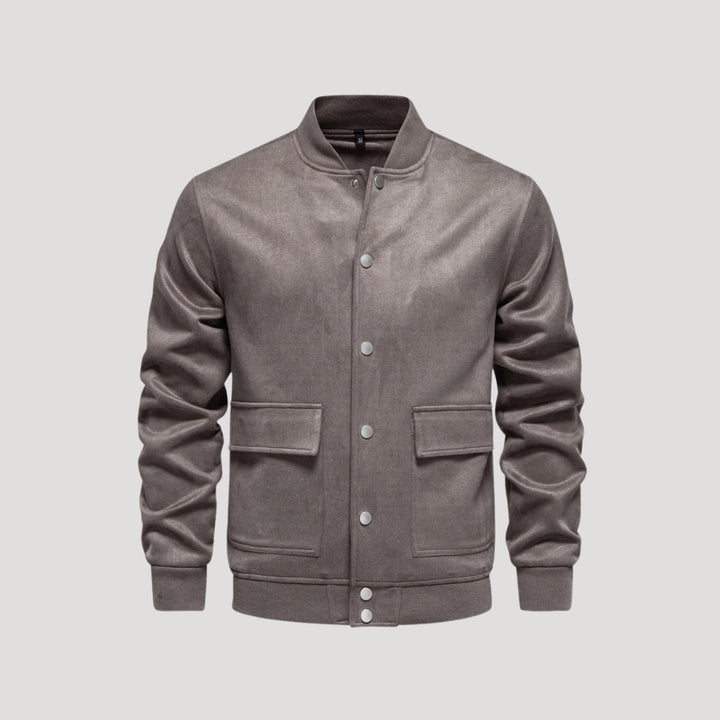 Henry | Men’s Casual Snap Button Bomber Jacket