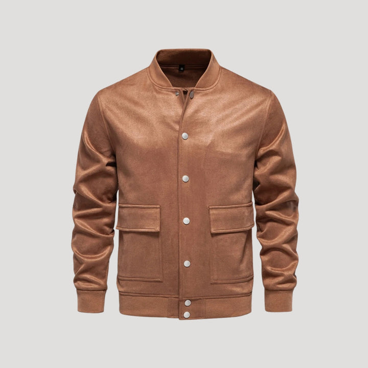 Henry | Men’s Casual Snap Button Bomber Jacket