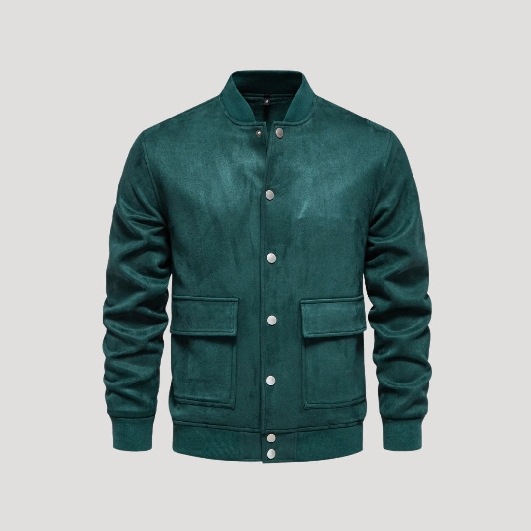 Henry | Men’s Casual Snap Button Bomber Jacket