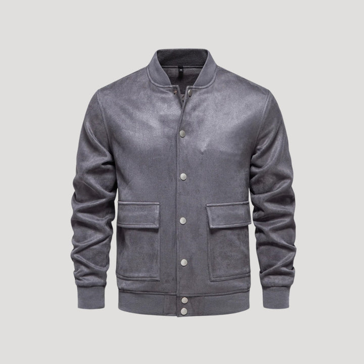 Henry | Men’s Casual Snap Button Bomber Jacket