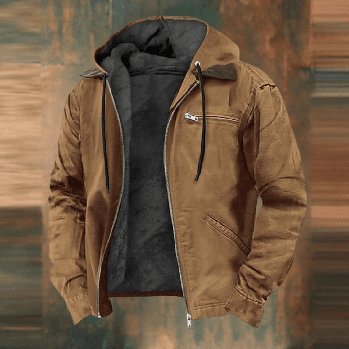 Elliot | Men’s Hooded Zip-Up Winter Casual Jacket