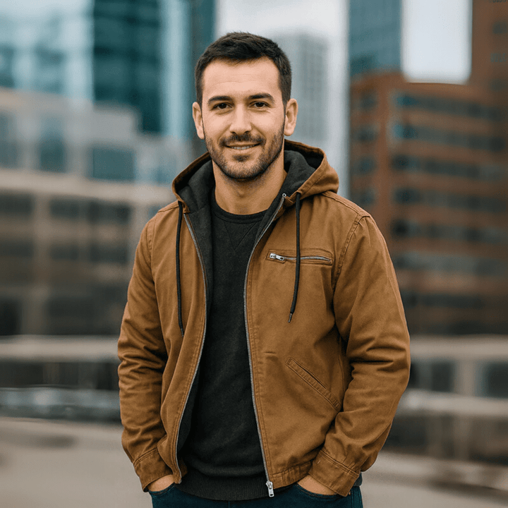 Elliot | Men’s Hooded Zip-Up Winter Casual Jacket