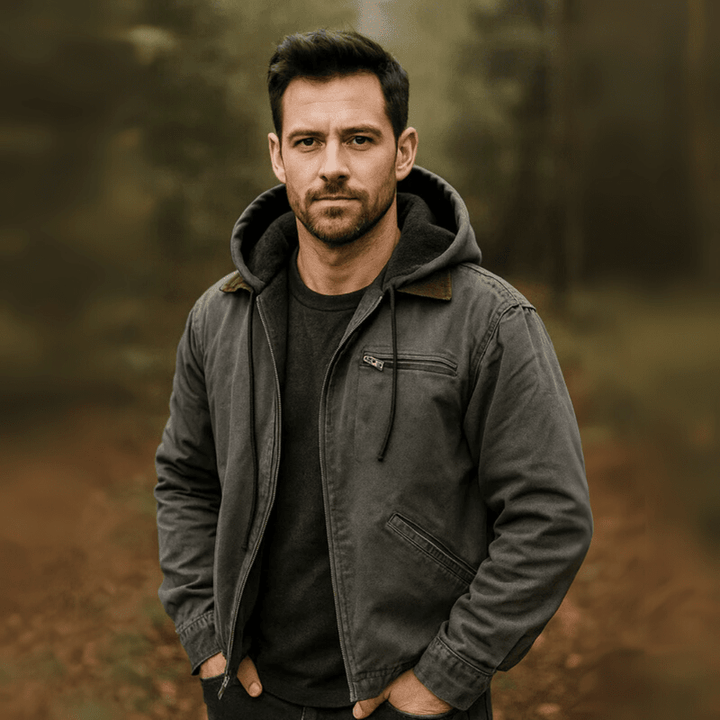 Elliot | Men’s Hooded Zip-Up Winter Casual Jacket
