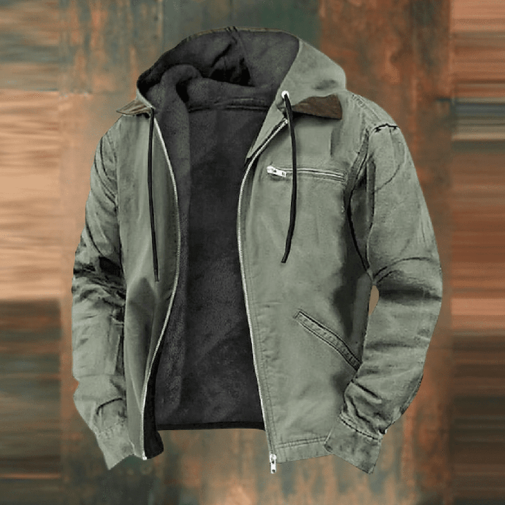 Elliot | Men’s Hooded Zip-Up Winter Casual Jacket