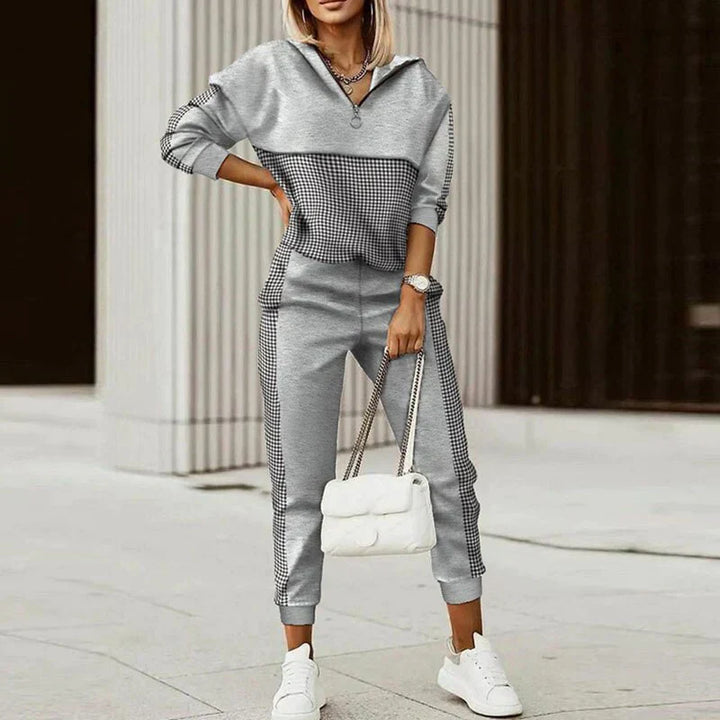 Zara | Women’s Modern Casual Zipper Top Tracksuit