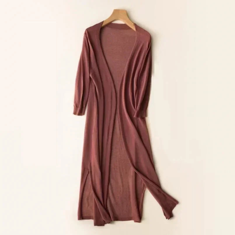 Lauren | Women’s Elegant Loose-Fit Long Cardigan