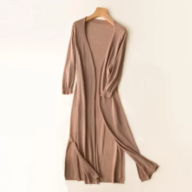 Lauren | Women’s Elegant Loose-Fit Long Cardigan