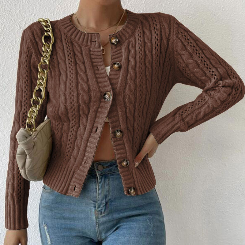 Delilah | Women’s Classic Long Sleeve Knit Cardigan