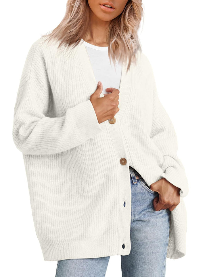 Katie | Women’s Relaxed Fit Long Sleeve Knit Cardigan