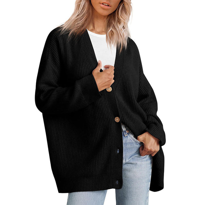 Katie | Women’s Relaxed Fit Long Sleeve Knit Cardigan