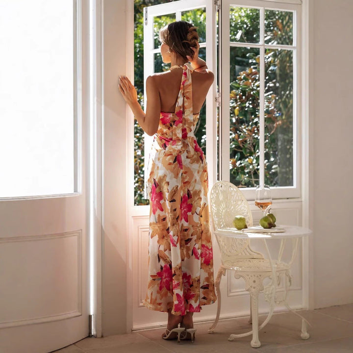 Elsie | Women’s Fashionable Floral Print Maxi Dress