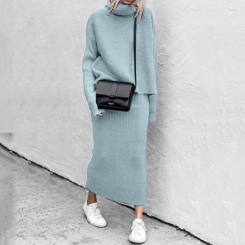 Delilah | Women’s Elegant Knit Sweater and Skirt Set
