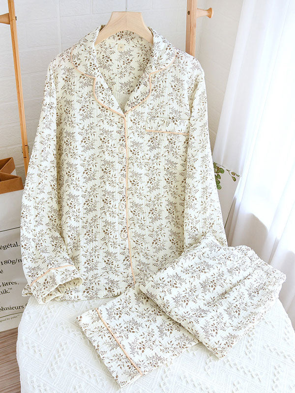 Isabelle | Women’s Classic Floral Button Down Pajama Set