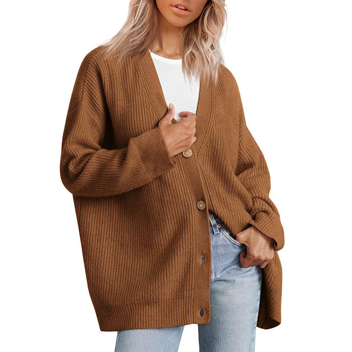 Katie | Women’s Relaxed Fit Long Sleeve Knit Cardigan