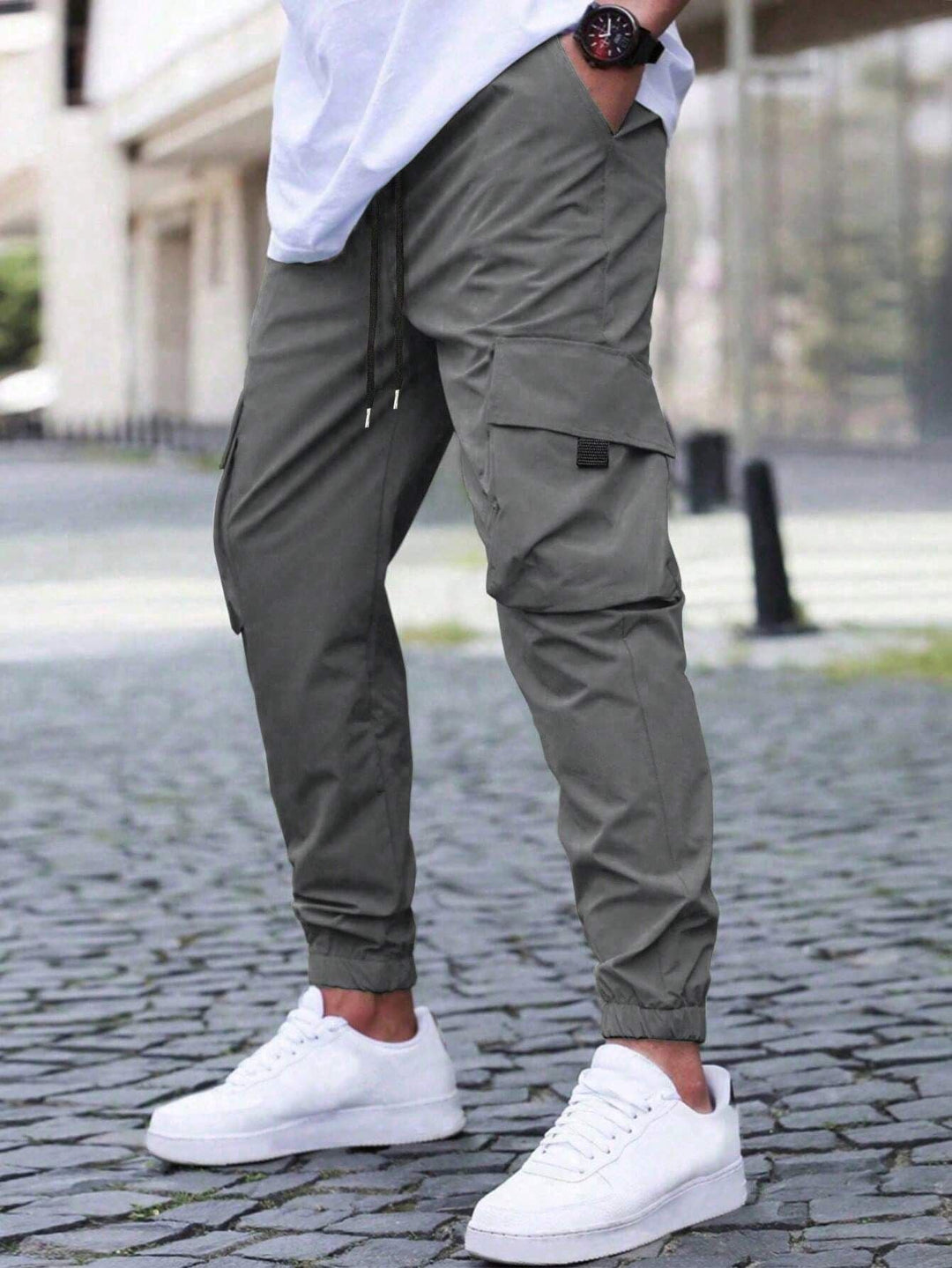 Joshua | Men Relaxed Fit Utility Cargo Jogger Pants