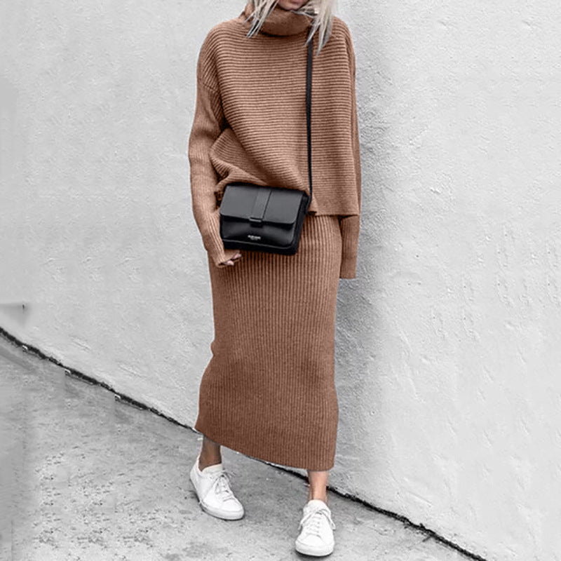 Delilah | Women’s Elegant Knit Sweater and Skirt Set