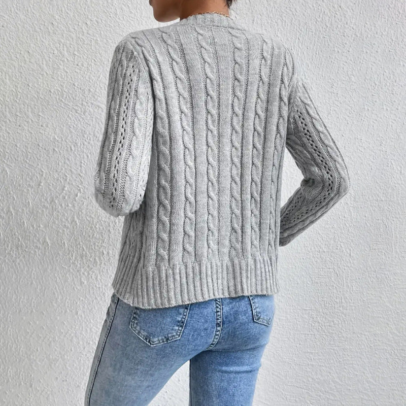 Delilah | Women’s Classic Long Sleeve Knit Cardigan