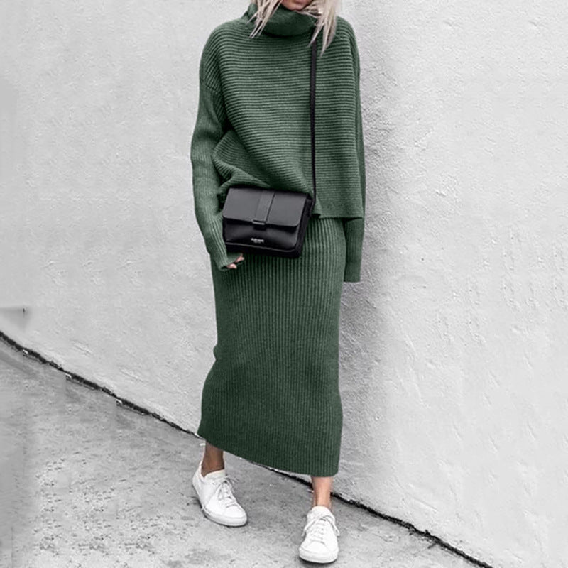Delilah | Women’s Elegant Knit Sweater and Skirt Set