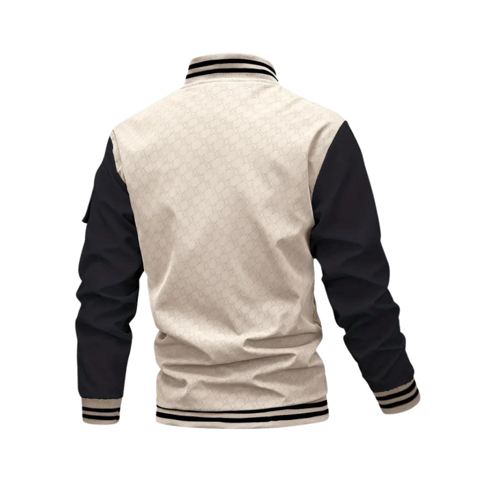 Patrick | Men's Zip-Up Varsity Bomber Jacket