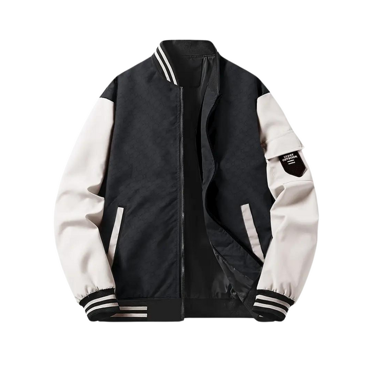 Patrick | Men's Zip-Up Varsity Bomber Jacket