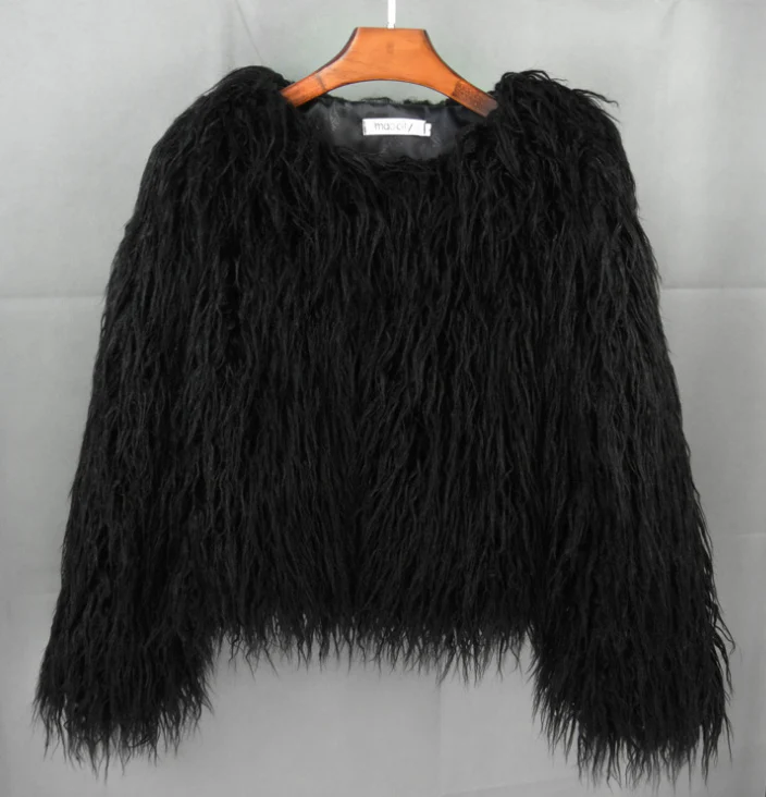 Amelia | Women’s Stylish Faux Fur Cropped Coat