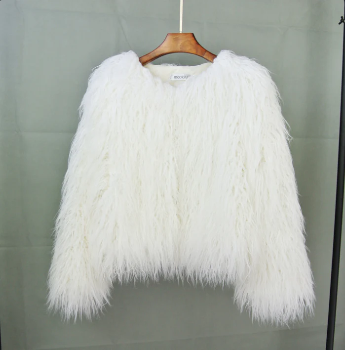 Amelia | Women’s Stylish Faux Fur Cropped Coat