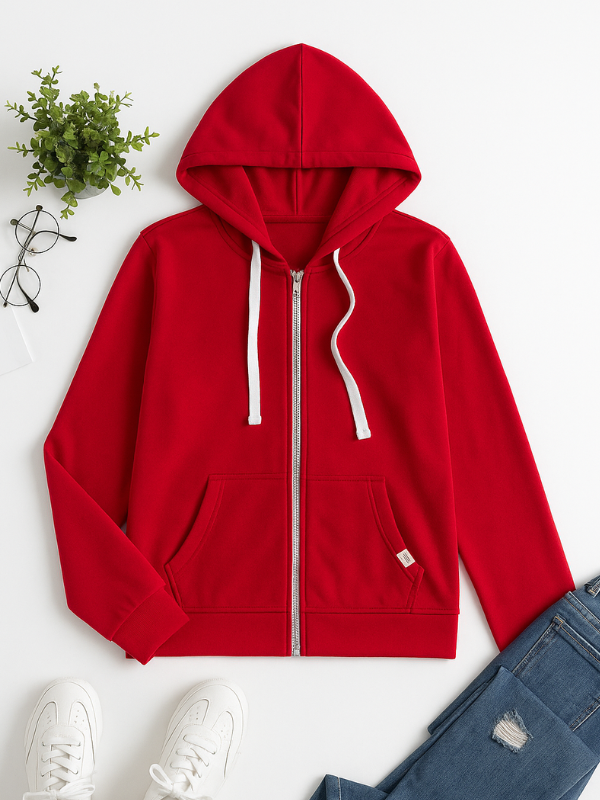 Lily | Women’s Casual Front Zip Pocket Hoodie